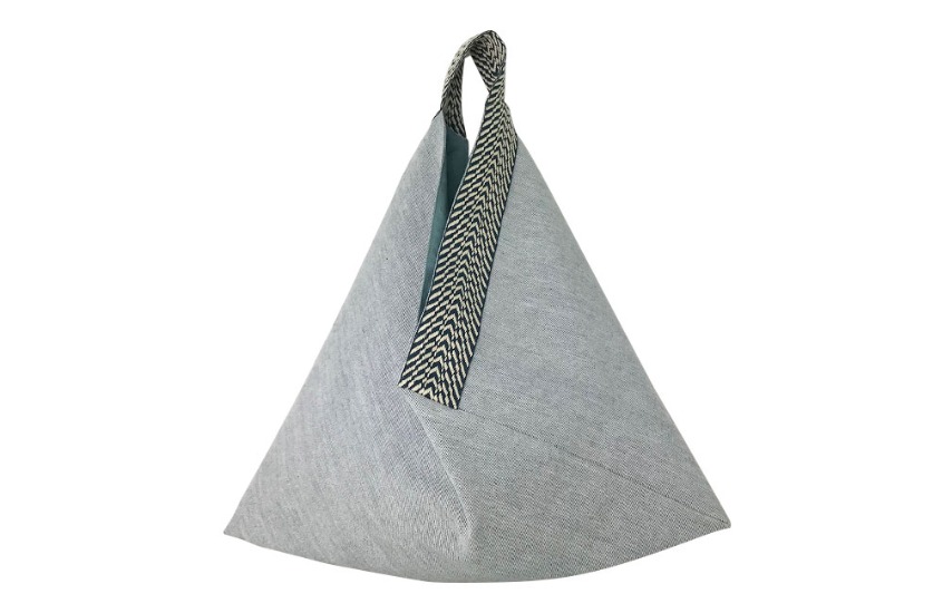 Triangle Bag-Twill Denim(SKY)